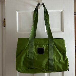 Bric’s lime green handbag